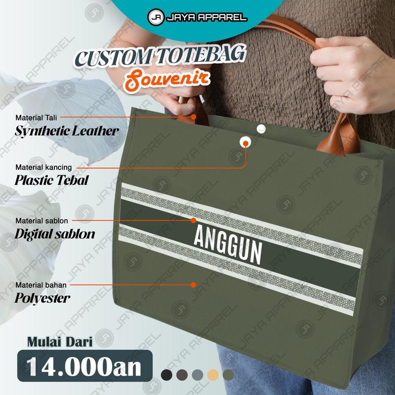 Product Introduction of Tas Sovenir Nikah-Tas Sovenir Ulangtahun-Tas Seminar-Tas Arisan-Totebag-Gisel-LOTUS Hijau 29