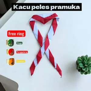 Hasduk/Kacu Pramuka Merah Putih Bahan PELES Untuk Siaga,Penggalang,Penegak,Pembina, dan JUMBO