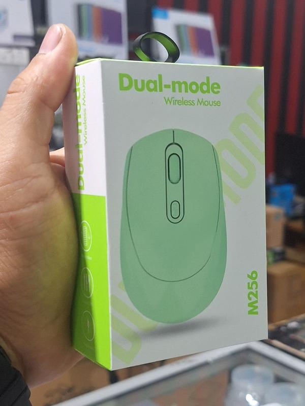 MOUSE WIRELESS + BLUETOOTH DUAL MODE DF M256 buat komputer kantor dan sekolah 6