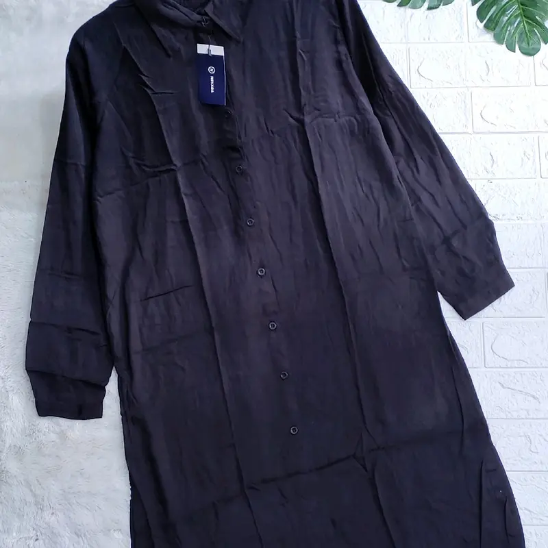 LONG TUNIK POLOS DEWASA RAYON | WAJIB TANYA STOK (BISA COD) 4