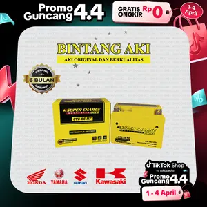 SUPERCHARGE GOLD GTZ5S Aki Gel Motor Beat Supra X 125 Scoopy Revo Mio Vario 110 Asli Motorcycle Aki