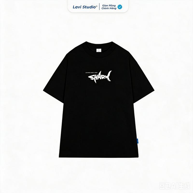 Áo thun oversize Local Brand Lavi Studio/ Shark