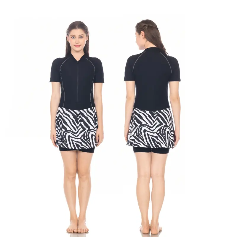 BAJU RENANG DIVING ROK WANITA DEWASA PKD PAKAIAN RENANG WANITA (LAPIS CUP BH) 3