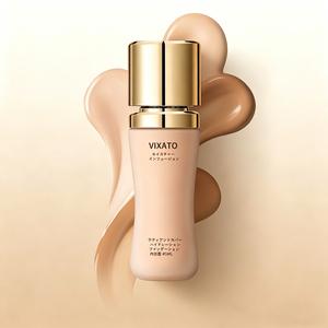 VIXATO リキッドファンデーション 45mL 毛穴・くすみを自然にカバー 薄づきでうるおうツヤ肌仕上げ
