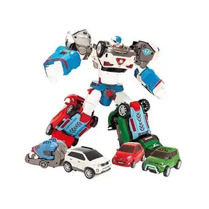 Mainan Robot Transformer Deltatron Deformation Fit Mini Champion Tritan