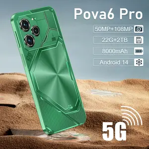 The best-selling Pova 6pro 6.8-inch gaming phone of 2024,16GB+1TB dual card dual standby facial recognition smartphone