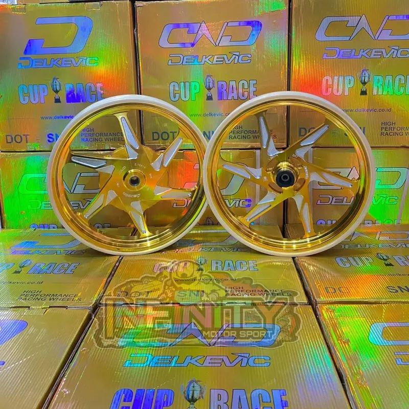 VELG DELKEVIC SIX STAR G-SPEED MIO SPORTY VARIO110/BEAT/SCOOPY VARIO125/150 MIO M3 VARIO ABS PCX 150 160 ABS CBSAEROX NMAX NEW/OLD Accessories Motorcycle 4