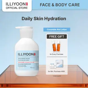 ILLIYOON Ceramide Ato Lotion - Daily Skin Hydration - Pelembap Wajah dan Badan untuk Menjaga Skin Barrier