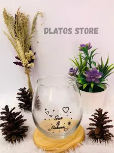 DLATOS STORE Gelas Tuscany Gelas Telur Polos Bening Food Grade  Satuan Ecer Tanpa Minimal Order