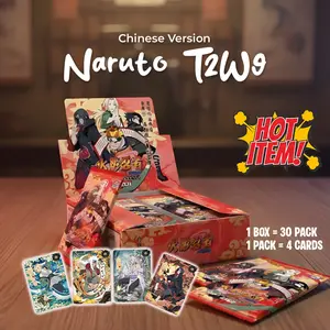 KAYOU Naruto Byou Wave 9 Kartu Koleksi Smriti Seri 2 dengan 132 Desain Kartu 8 Tingkat Langka Edisi Pop Art & Tarot card