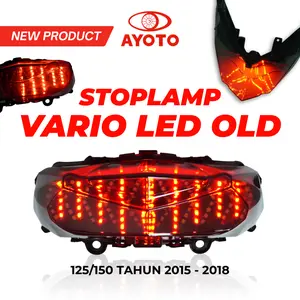 STOPLAMP CRYSTAL RGB AYOTO FULL SET VARIO, BEAT FI/ESP & DELUXE LED PLUG & PLAY 10 MODE STANDBY