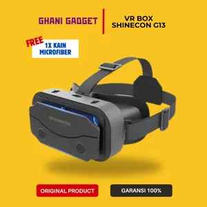 VR Box IMAX Giant Screen Virtual Reality Glasses Kacamata Metaverse Games HP Smartphone Android iPhone iOS Universal - Shinecon G13 Original