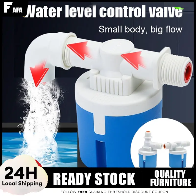 【FAFA】Automatic Water Level Control Valve 1/2'' | 3/4'' Top & Side Entry Water Water Float Valve Toilet Float Valve Toilet Float Valve