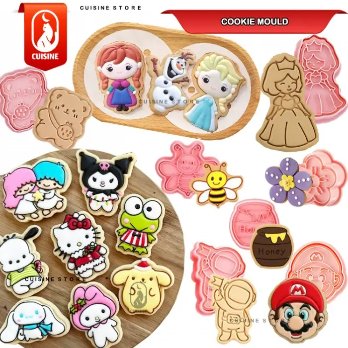 ASLI!! Cetakan Kue Kering Sanrio Cookie Cutter Biskuit Cetakan Nugget Bento Karakter 3