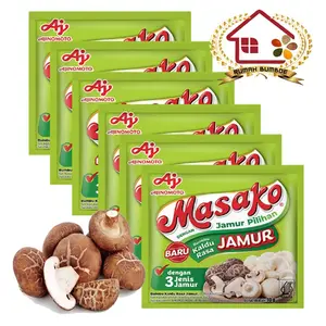 (6 sachet x 10 gr) MASAKO KALDU JAMUR | Kaldu Bubuk Jamur Masakan Soup royco boncabe sasa bukan Instan penyedap rasa Kuah