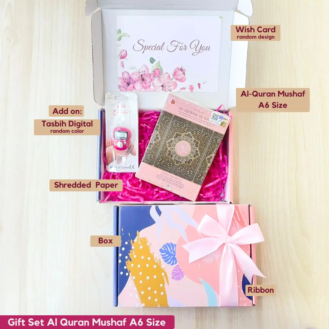 Gift Set Al Quran A6 Soft Cover (Quran Humaira/Doorgift/Cenderahati)