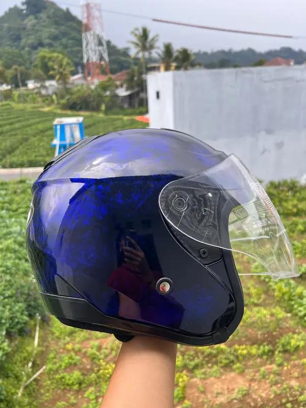 Helm Kyoto Model ABSTRAK | SNI | ORIGINAL SKS Kyoto 3