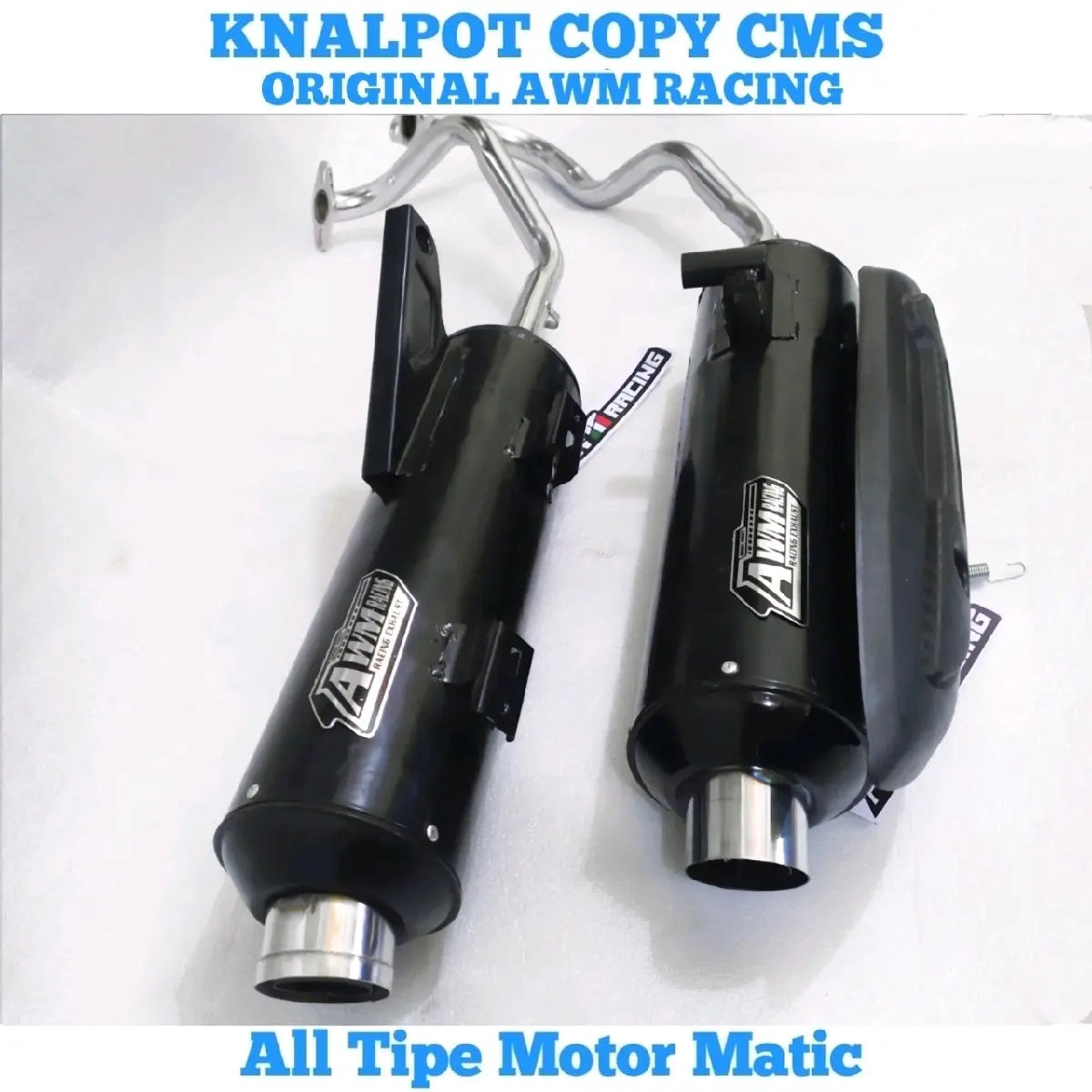 ORIGINAL Knalpot Copy Cms AWM beat vario Mio Scoopy Beat Deluxe Vario 150 Mio spoty Bea fi esp Motor