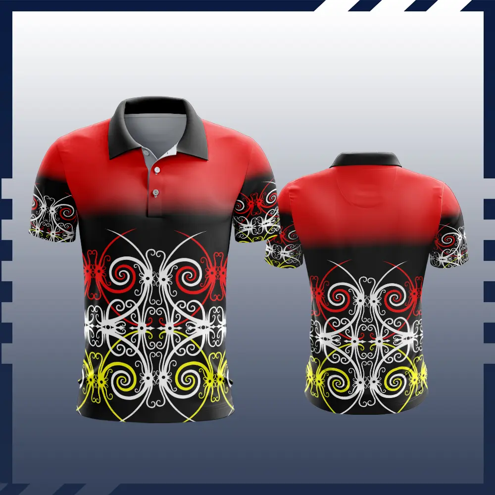 KAOS BAJU MOTIF DAYAK KAOS PRIA PRINTING KEREN TERBARU