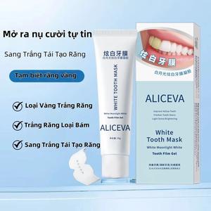 Gel nano bạc Aliceva đánh bật cao răng sạch mảng bám trắng răng cho hơi thở thơm mát,Aliceva chính hãng 30g kem đánh