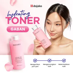 DOJAKO Hydrating Toner Skincare Muka Refreshing Nourish toner Mengencangkan Wajah Melembutkan Mencerahkan Perawatan Kering Berjerawat Cairan Mawar