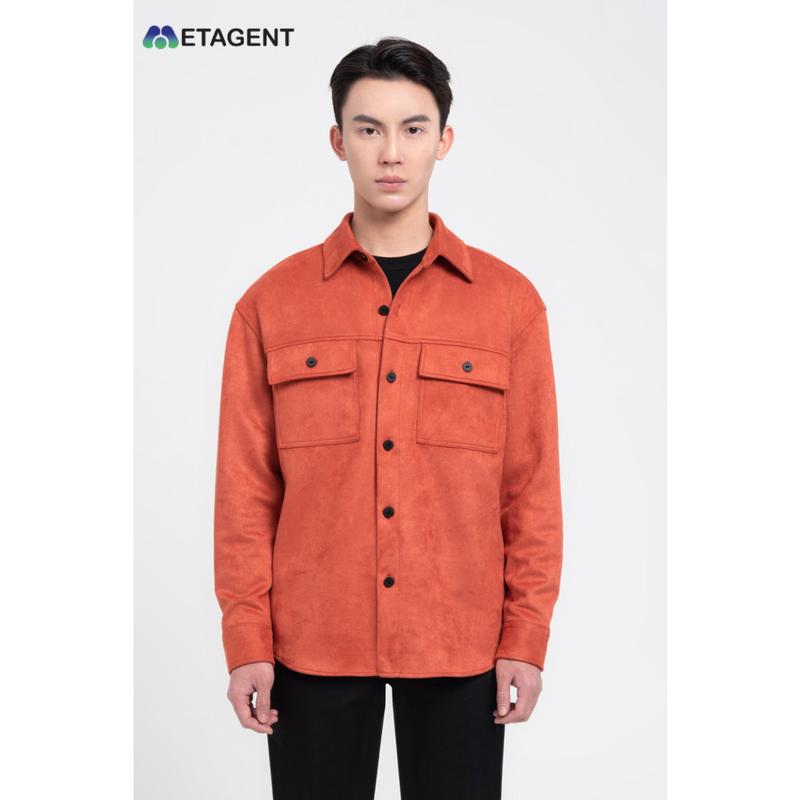 Suede Jacket - Áo khoác sơ mi da lộn nam Metagent MS 70E3758