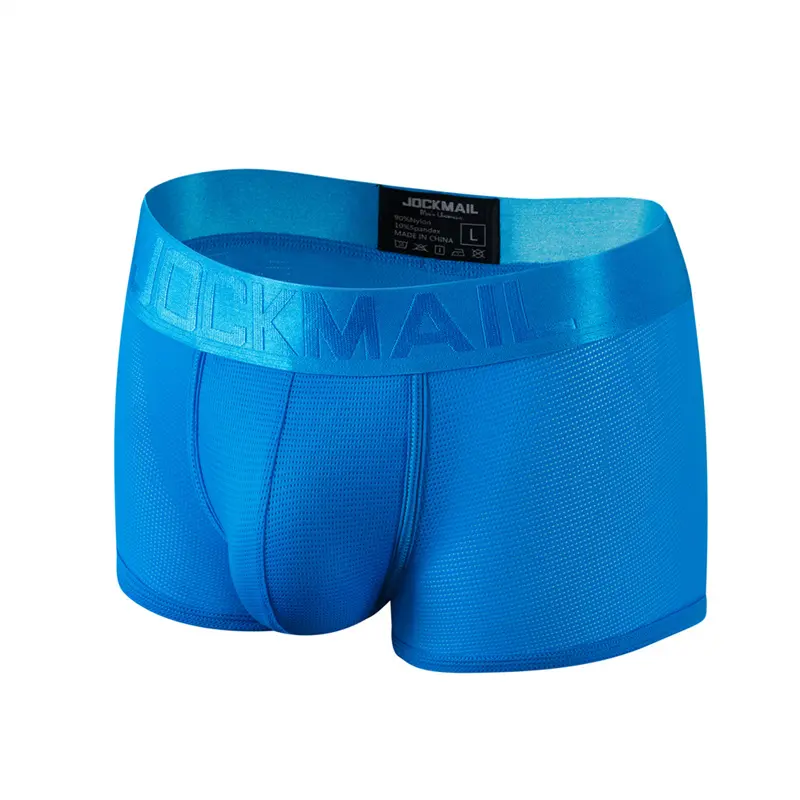 Quần Đùi Boxer Bikini Co Giãn Mềm Mại Không Đường May, Màu Sắc Gợi Cảm, Đồ Lót Nam, Đồ Lót