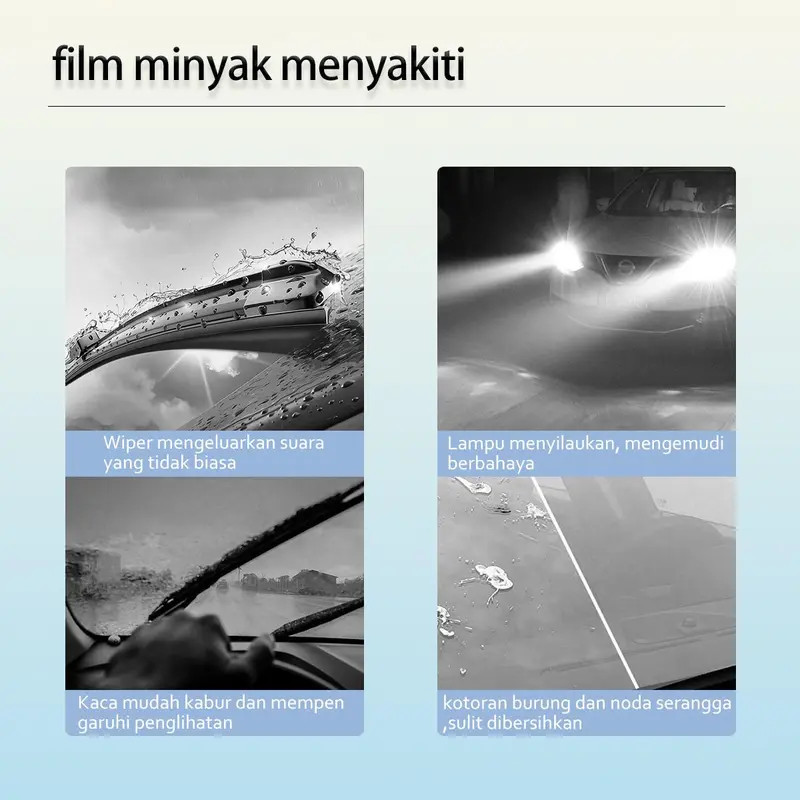 [Acechace] Pasta pembersih film oli / penghapus film oli / kaca depan jendela pembersih mobil pembersih yang kuat 2
