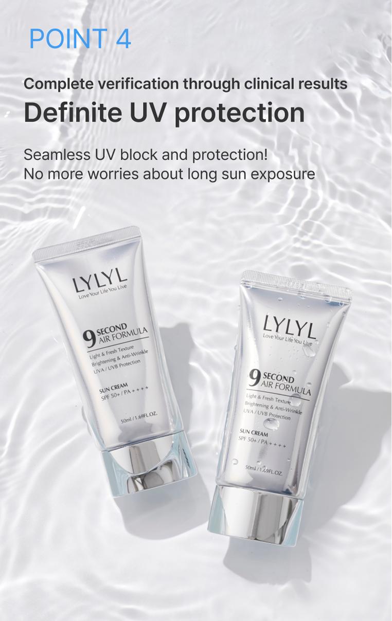 Product Introduction of [LYLYL] 9 Second Air Formula Sunscreen (50ml/10ml) Sun Protection 19