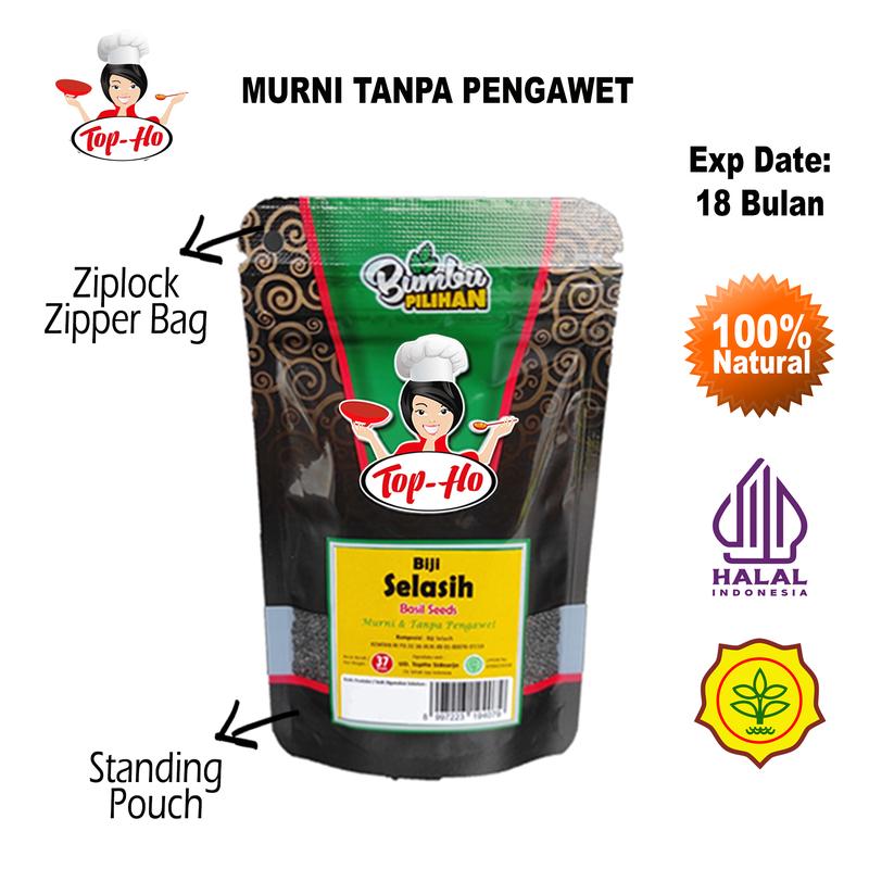 Aneka Biji, Bubuk & Herbs Topho kemasan Pouch serba Rp. 7.000 (Biji Wijen, Biji Selasih, Bubuk Kunyit, Bubuk Cabe, Bubuk lada Putih, Oregano, Basil) 2