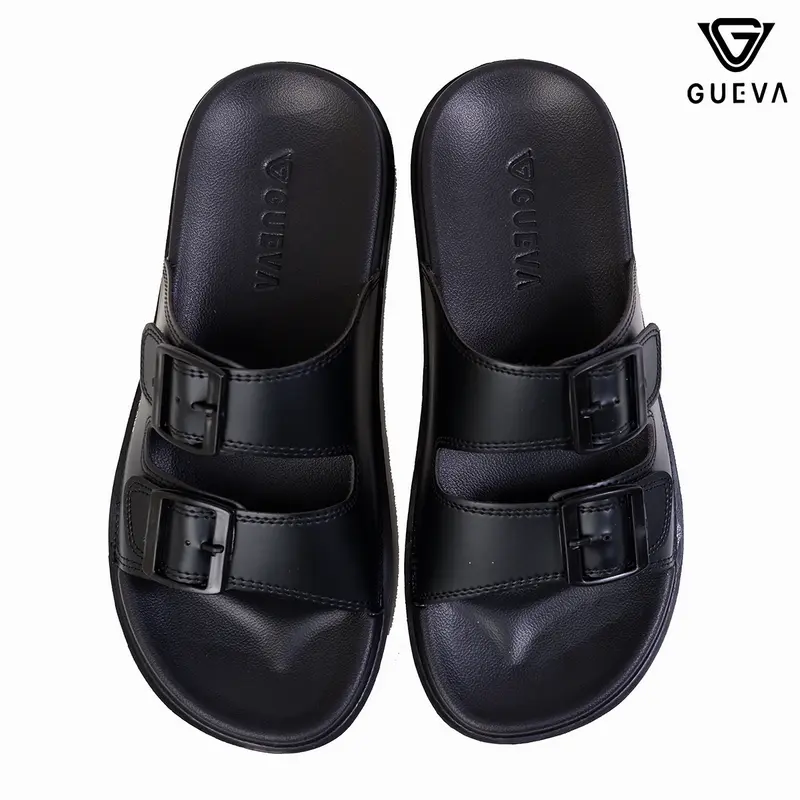 GUEVA Sandal Pria Kasual Gaya Modern Kekinian Terbaru Ringan Lentur Gueva - AJE 01 Jepit Sendal Selop 4