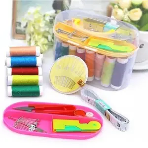 BELLA SET ALAT PERLENGKAPAN JAHIT BESAR BAJU SEWING BOX | BENANG JARUM KANCING ALL IN 1