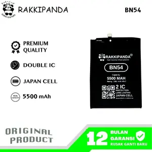 RakkiPanda BN54 Compatible With Redmi 9 / Note 9 Batre Batrai Baterai Battery