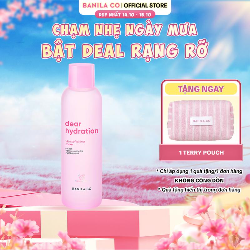 [Hàng Mới Về] Toner Dưỡng Ẩm Làm Dịu Da, Chăm Sóc Da Banila Co Dear Hydration Skin Softening Toner 200ML