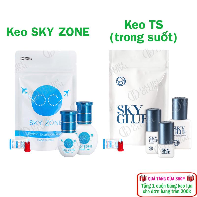 Keo nối mi Sky Zone; Sky TS, dành cho thợ nối mi chuyên nghiệp (dụng cụ nối mi)