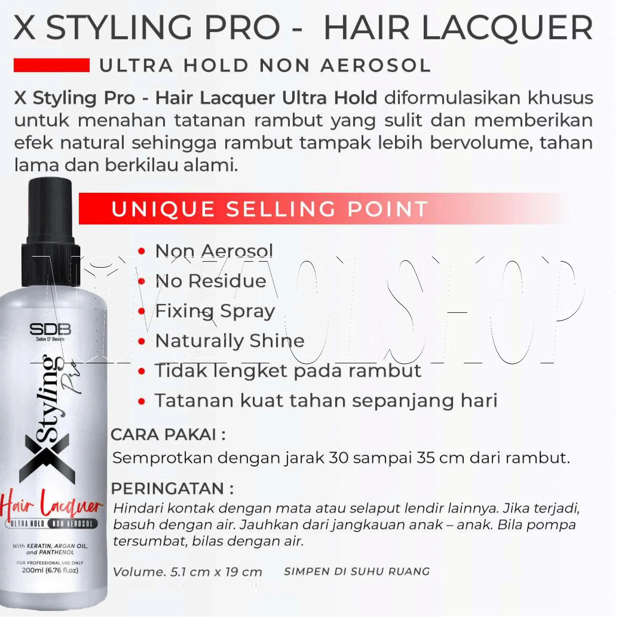 LACQUER ULTRA HOLD 200ML