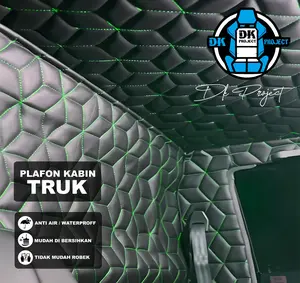 (COD) PLAFON ATAP KABIN BELAKANG MOBIL TRUK DAN PICKUP MOTIF BARU GEOMETRIS