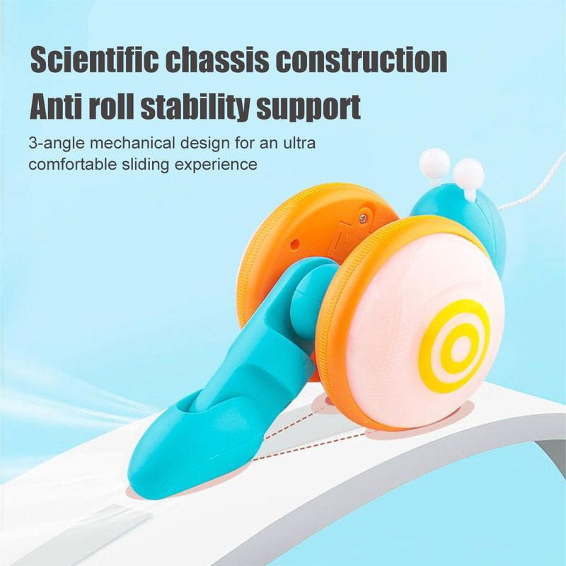 Đồ Chơi Ốc Sên Có Dây Kéo, Dây Kéo Ốc Sên, Có Thể Bò, Âm Nhạc, Xếp Hình 6