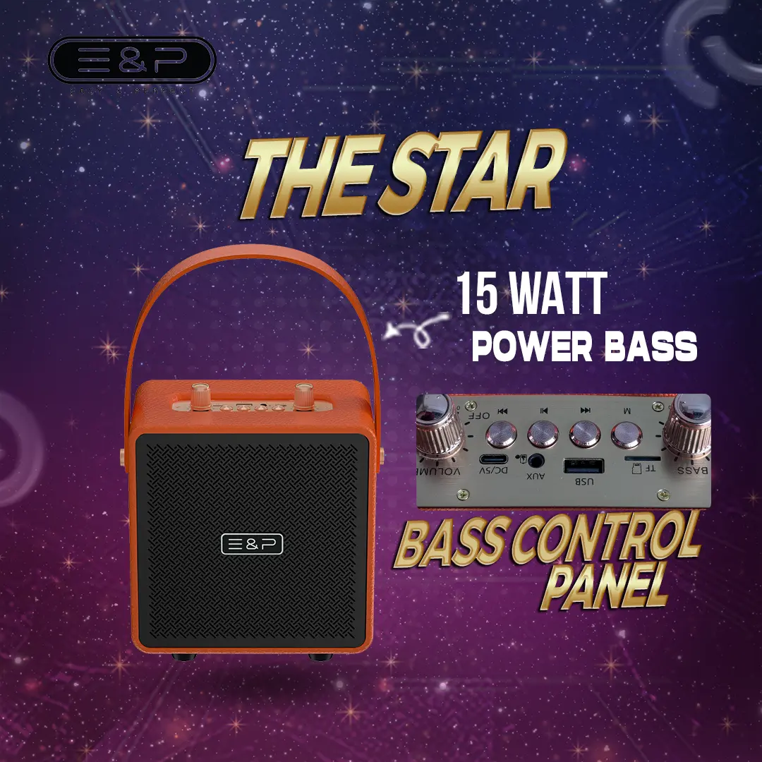 (Offer) EP THE-STAR 15Watt Bluetooth Speaker Power Bass