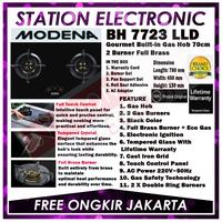 Gambar MODENA Duraturo BH 7723 LLD/BH7723 LLD KOMPOR TANAM GAS HOB 70 CM dari Station Electronic Kota Administrasi Jakarta Utara 1 Tokopedia