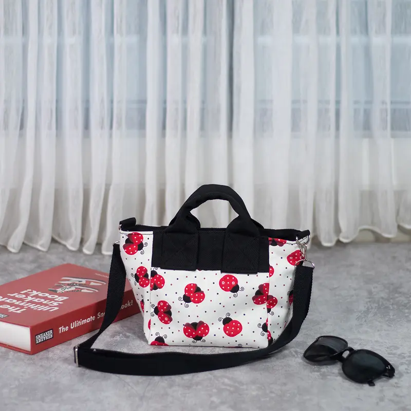 SPNB Slingbag Tas Selempang Mini Kanvas Selin FLR 1