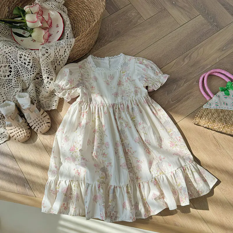 [Babydoraa] DS-151 DuduCream Dress Anak Perempuan Kualitas Premium usia 1-8tahun