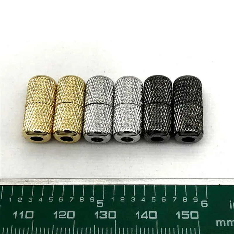 2PCS Women Men Shoe Lace Tips Replacement Head Metal Buckle for Shoestrings Bullet Aglets Round Accessories DIY Shoelaces Lock