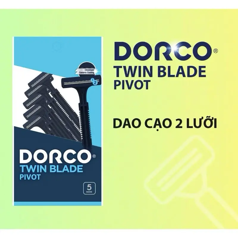 Set 5 Dao Cạo Râu DORCO Sắc Bén Tiện Lợi 4