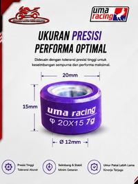 Gambar UMA Racing Roller 3pcs Untuk Motor Matic Honda Beat Deluxe / Vario / PCX / ADV (Ready Semua Ukuran) - Vario/PCX/ADV/Beat dlx, 8gr dari FORMULA MOTOR_NEW Kota Bekasi 5 Tokopedia
