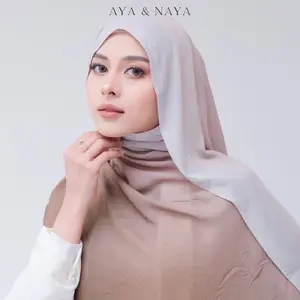 Ayanaya | Pashmina Viscose Premium Printed Motif Cantik Elegan untuk Daily Outfit Hijab Pashmina Adem Anti Gerah Mudah Dibentuk - GRADIEN SERIES
