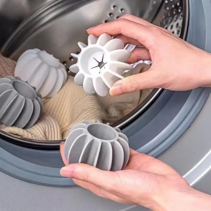 Silicone Laundry Ball Alat Pembersih Bulu Pakaian Mesin Cuci Magic Laundry Ball Bola Cuci Baju