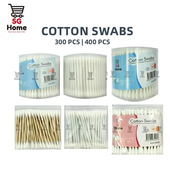 Double-headed Cotton Swabs Cotton Bud Beauty Make Up Baby Pet 400 Pcs | 300 Pcs Pack Makeup