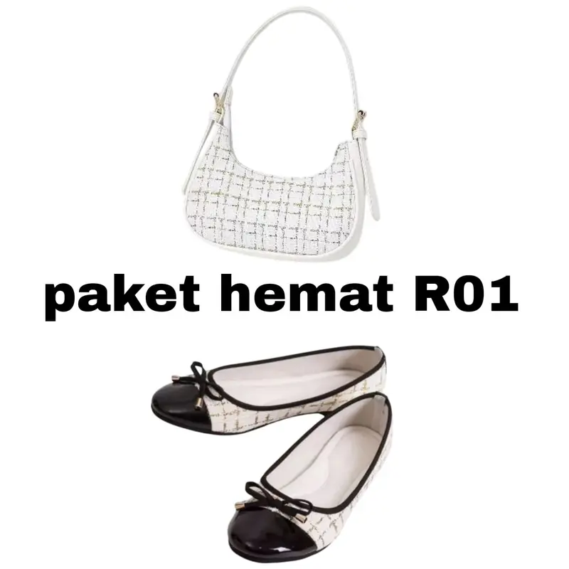 PAKET HEMAT TAS DAN FLATSHOES R01 Gs28 1