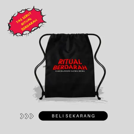 Tas Serut&Tote Bag Garuda Wisnu Satria Muda Free Sticer MTSGM02 3